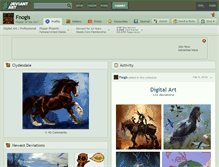 Tablet Screenshot of fnogis.deviantart.com