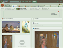 Tablet Screenshot of cyn-this.deviantart.com