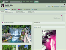 Tablet Screenshot of liquid--skies.deviantart.com