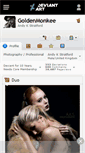 Mobile Screenshot of goldenmonkee.deviantart.com