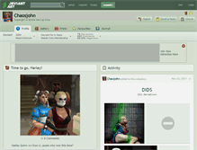 Tablet Screenshot of chaosjohn.deviantart.com