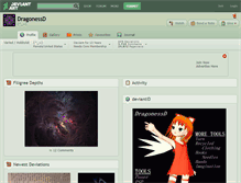 Tablet Screenshot of dragonessd.deviantart.com