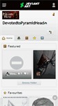 Mobile Screenshot of devotedtopyramidhead.deviantart.com