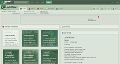 Desktop Screenshot of jackofstars.deviantart.com