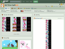 Tablet Screenshot of mlp-silver-quill.deviantart.com