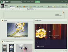 Tablet Screenshot of glors.deviantart.com