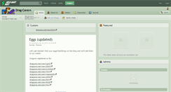 Desktop Screenshot of drag-cave.deviantart.com