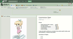Desktop Screenshot of birdie121.deviantart.com