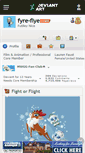 Mobile Screenshot of fyre-flye.deviantart.com
