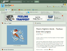 Tablet Screenshot of fyre-flye.deviantart.com
