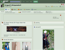Tablet Screenshot of nrogueo14thaparadoxh.deviantart.com