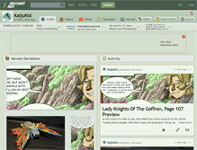 Tablet Screenshot of kaijukid.deviantart.com