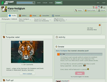 Tablet Screenshot of kiara-vestigium.deviantart.com