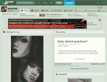 Tablet Screenshot of anmeher.deviantart.com