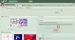 Desktop Screenshot of miyokothevampire.deviantart.com