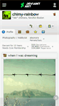 Mobile Screenshot of chimy-rainbow.deviantart.com