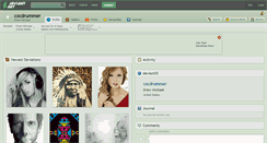 Desktop Screenshot of cxcdrummer.deviantart.com