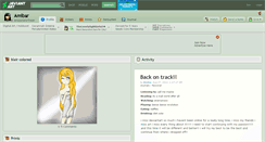 Desktop Screenshot of amibar.deviantart.com