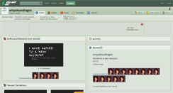 Desktop Screenshot of empoleondragon.deviantart.com