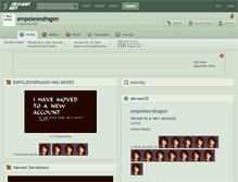 Tablet Screenshot of empoleondragon.deviantart.com
