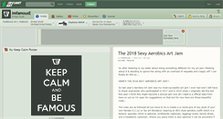 Desktop Screenshot of imfamouse.deviantart.com
