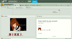 Desktop Screenshot of animekittygirl23.deviantart.com