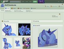 Tablet Screenshot of missprincessluna.deviantart.com