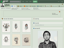 Tablet Screenshot of hafiedz.deviantart.com