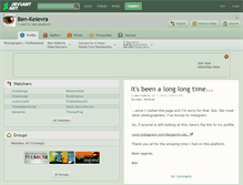 Tablet Screenshot of ben-kelevra.deviantart.com