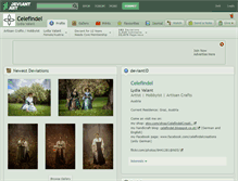 Tablet Screenshot of celefindel.deviantart.com