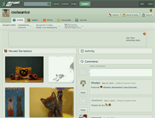 Tablet Screenshot of coolasanice.deviantart.com