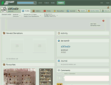 Tablet Screenshot of d3f3nd3r.deviantart.com