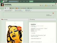Tablet Screenshot of ciarastilleto.deviantart.com