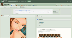 Desktop Screenshot of kissesclub.deviantart.com