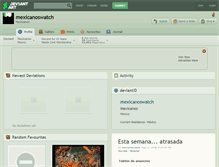 Tablet Screenshot of mexicanoswatch.deviantart.com