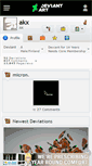 Mobile Screenshot of akx.deviantart.com
