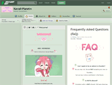 Tablet Screenshot of kawaii-planet.deviantart.com