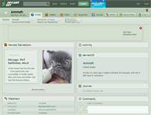 Tablet Screenshot of ammeh.deviantart.com