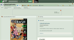 Desktop Screenshot of culturecrashcomics.deviantart.com