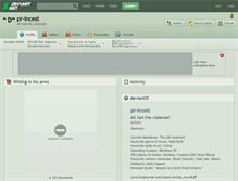 Tablet Screenshot of pr-incest.deviantart.com
