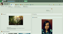 Desktop Screenshot of emberstar13.deviantart.com