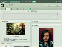 Tablet Screenshot of emberstar13.deviantart.com