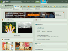 Tablet Screenshot of ainodeluca.deviantart.com
