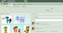 Desktop Screenshot of pegashift.deviantart.com