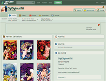 Tablet Screenshot of digidigimonth.deviantart.com