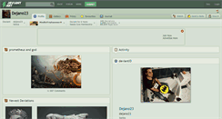 Desktop Screenshot of dejano23.deviantart.com