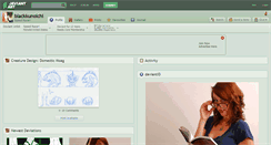 Desktop Screenshot of blackkunoichi.deviantart.com
