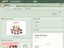 Tablet Screenshot of jennui.deviantart.com