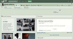 Desktop Screenshot of hannah-catherine.deviantart.com