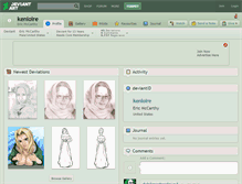 Tablet Screenshot of kenloire.deviantart.com